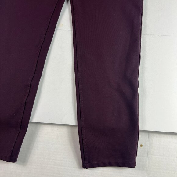 Spanx Pants Women's 36x28* Ponte Slim Straight High Rise Purple Stretch Tag XXL - Picture 5 of 16